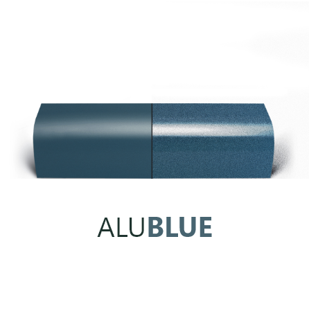 AluBlue BrightBlasted